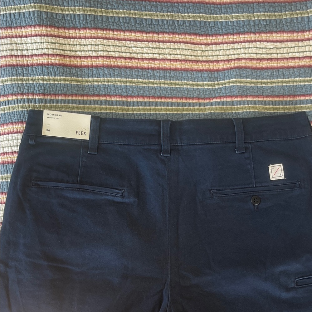 American Eagle Navy Flex Chinos